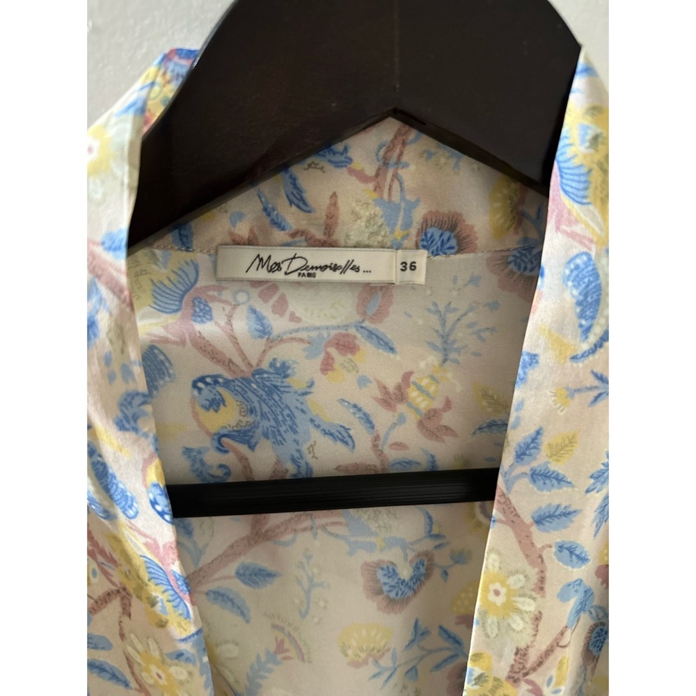 Mes Demoiselles Yellow Floral Mini Dress - Picture 6 of 6